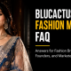 Indian woman in ethnic wear on a BluCactus India fashion marketing FAQ