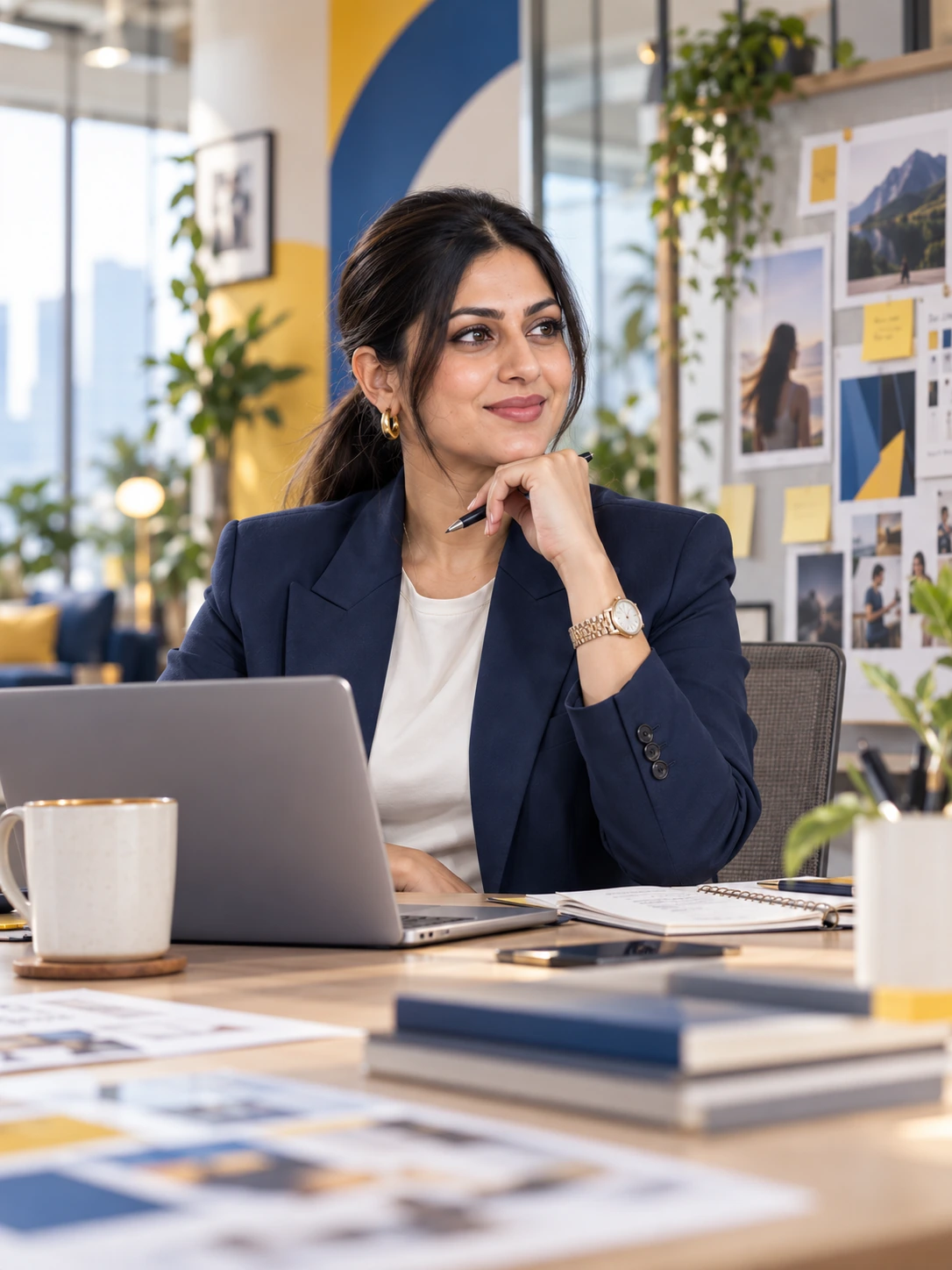 Professional in a modern agency workspace representing digital marketing careers in India