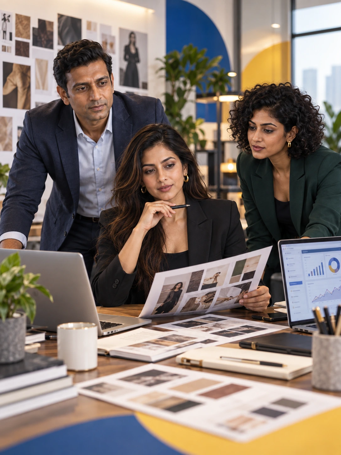 Digital agency specialists collaborating across creative strategy, performance marketing and automation